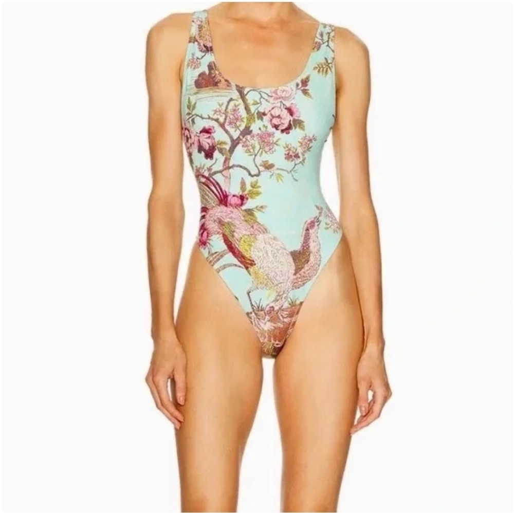Cavalli x Skims Fagianella Print Scoop Neck One Piece X-Small Women. NEW - Picture 5 of 5